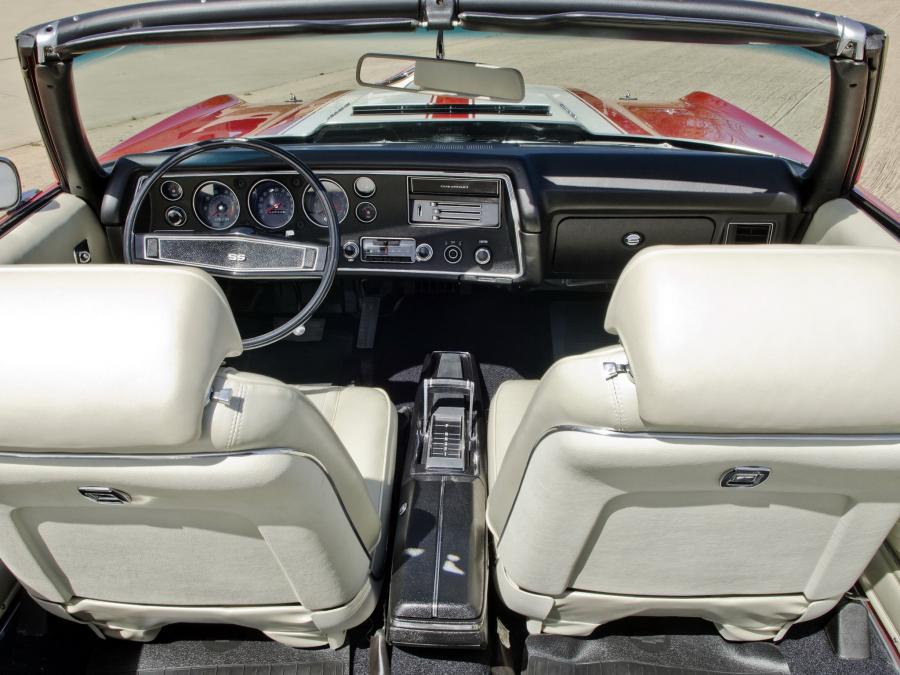 Интерьер Chevrolet Chevelle SS 454 LS6 Convertible 1970 года  (фото 37 из 42)
